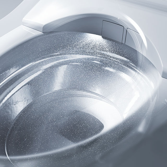 Verschmutzungen, Keime und Bakterien können schlechter anhaften